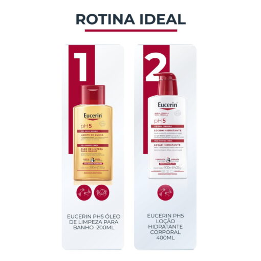 Eucerin PH5 Óleo de Limpeza Para Banho 200ml Necessidades da pele - Image 3
