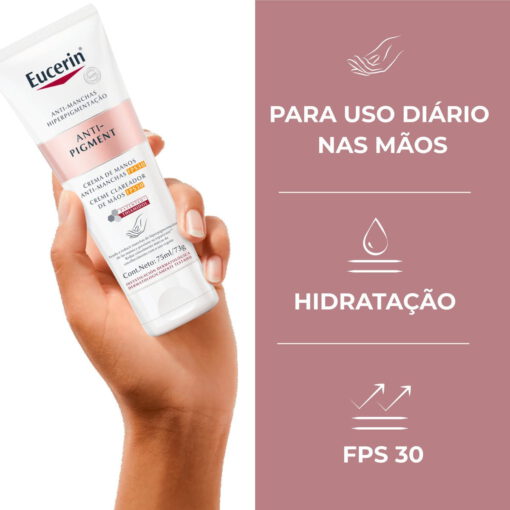 Eucerin Anti-Pigment Creme Clareador de Mãos FPS30 75ml - Image 3