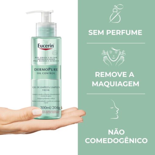 Eucerin Dermo Pure Gel de Limpeza Facial Gentil 200ml - Image 2