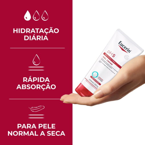 Eucerin PH5 Gel Creme Hidrantante Corporal 200ml Necessidades da pele - Image 2