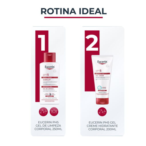 Eucerin PH5 Gel Creme Hidrantante Corporal 200ml Necessidades da pele - Image 4
