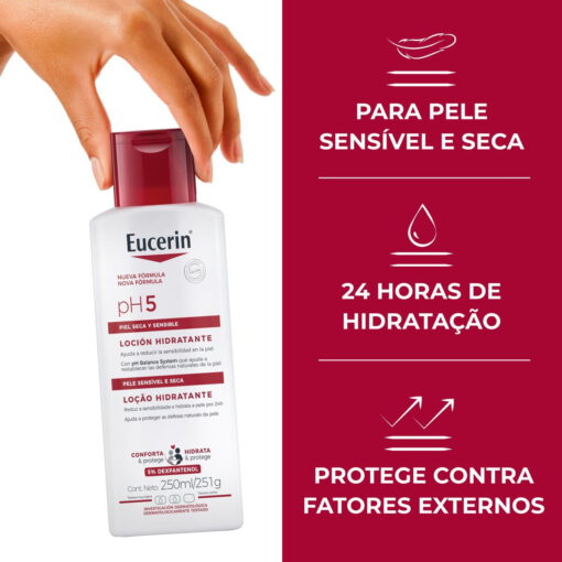 Eucerin pH5 Loção Hidratante Corporal 250ml - Image 2