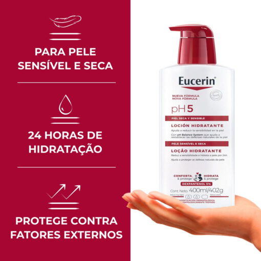 Eucerin PH5 Loção Hidrantante Corporal 400ml - Image 5