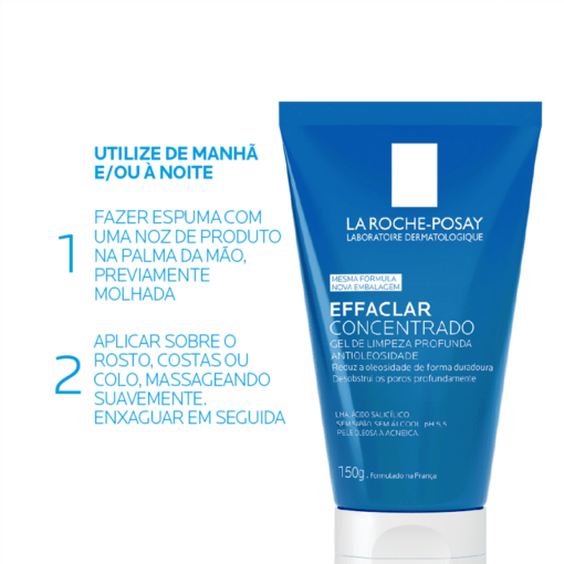 EFFACLAR CONCENTRADO GEL LIMPEZA FACIAL 150g - Image 5