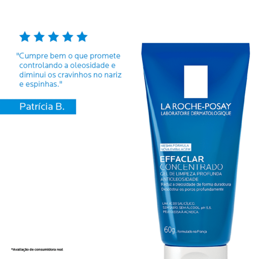 EFFACLAR CONCENTRADO GEL LIMPEZA FACIAL 60g - Image 5