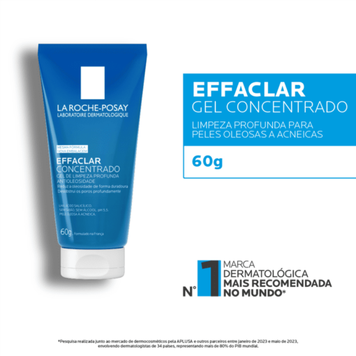 EFFACLAR CONCENTRADO GEL LIMPEZA FACIAL 60g - Image 2