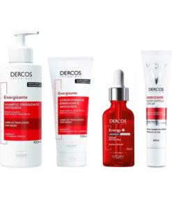 Kit Dercos Shampoo + Condicionador + Super Ampola + Sérum