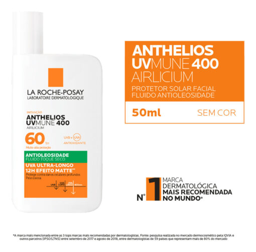 ANTHELIOS AIRLICIUM PROTETOR SOLAR UV MUNE 400 OIL SEM COR FPS50 40g - Image 3