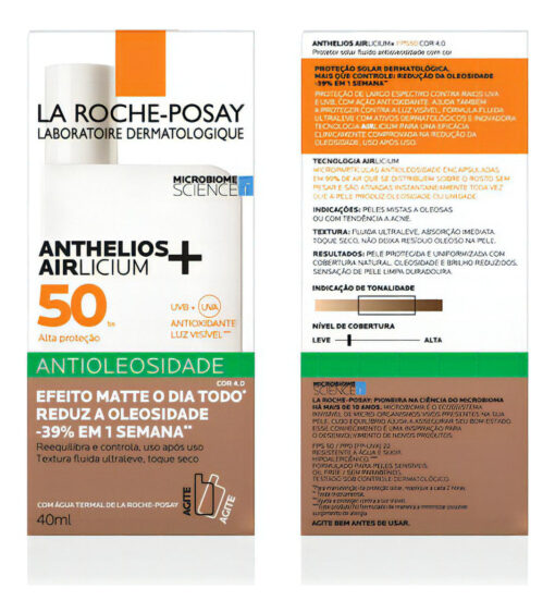 ANTHELIOS AIRLICIUM PROTETOR SOLAR ANTIOLIOSIDADE COR 4.0 FPS50 40g - Image 2