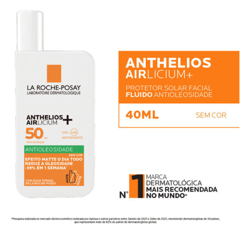 ANTHELIOS AIRLICIUM PROTETOR SOLAR ANTIOLIOSIDADE SEM COR FPS50 40g - Image 3