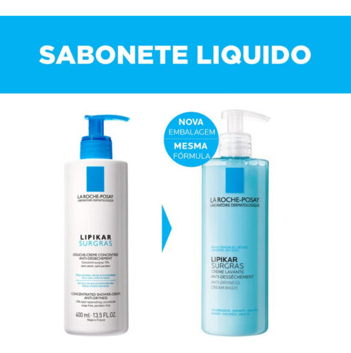 LIPIKAR SURGRAS SABONETE LIQUIDO 400ml - Image 3