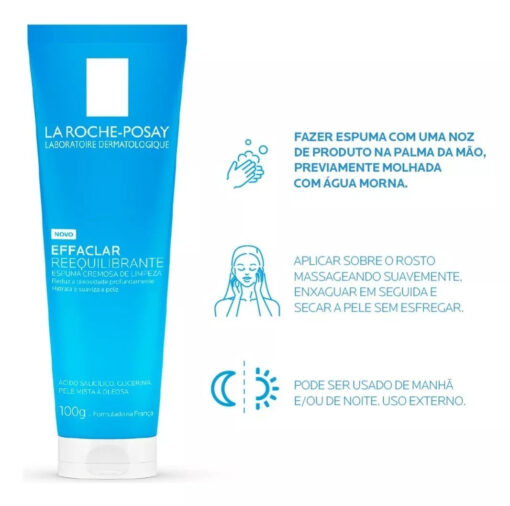EFFACLAR REEQUILIBRANTE ESPUMA DE LIMPEZA - Image 3
