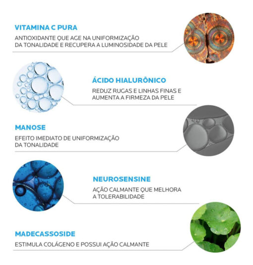 PURE VITAMIN C CREME ANTI RUGAS COM ÁCIDO HIALURÔNICO 40ml - Image 3