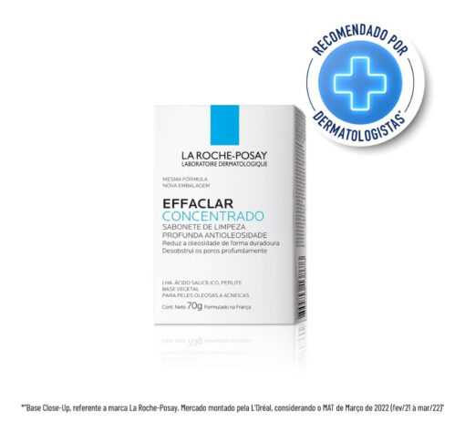 EFFACLAR CONCENTRADO SABONETE BARRA PARA PELES OLEOSA ACNEICA 70g - Image 2