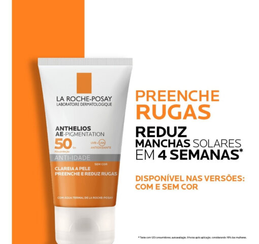ANTHELIOS PROTETOR SOLAR FACIAL ANTI-IDADE SEM COR FPS50 40g - Image 5