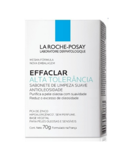 EFFACLAR ALTA TOLERÂNCIA SABONETE FACIAL CONCENTRADO PARA PELE OLEOSA E ACNEICA EM BARRA 70g