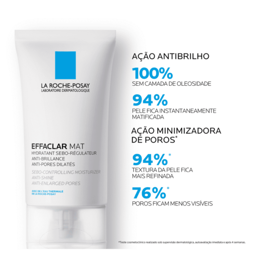 EFFACLAR MAT HIDRATANTE FACIAL PELE MISTA A OLEOASA 40ml - Image 3