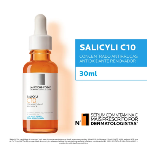 La Roche-Posay Salicyli C10 - Redutor de Linhas 30ml - Image 4