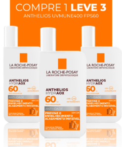 COMPRE 1 LEVE 3 - La Roche-Posay Anthelios Hydraox FPS60 - Protetor Solar 50ml