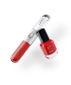Conjunto Presente Lábios e Mãos Exclusivo Vermelho