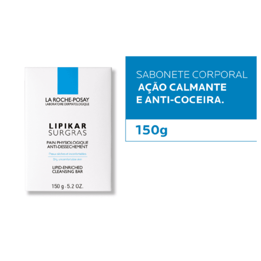 LIPIKAR SURGRAS BARRA SABONETE CORPORAL 150g - Image 2
