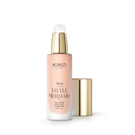 Disney - The Little Mermaid 10h Lasting Fresh Feel Foundation SPF 30 - Cor 03 Honey - Base Facial Cremosa - 30ml