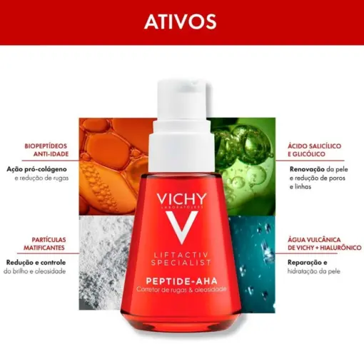LIFTACTIV SÉRUM COM AÇÃO PRÓ COLÁGENO PEPTIDE AHA - 30ML - Image 3